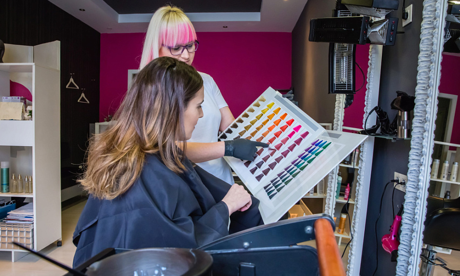 Création salon de coiffure à la Garenne Colombes 1