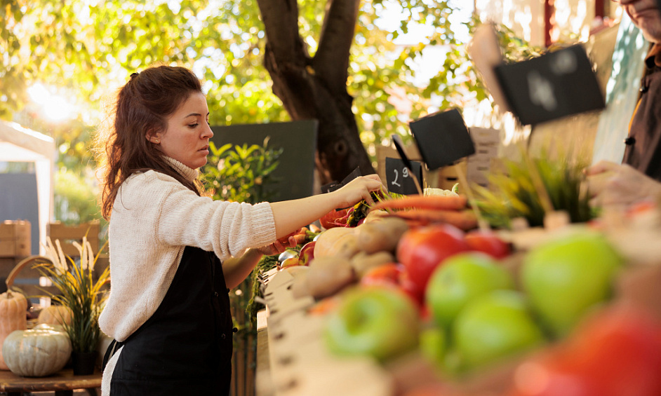 Vente supérette de produits biologiques 35 1