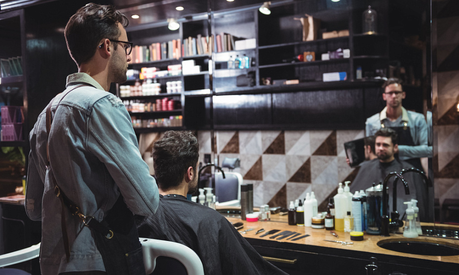 AV salon barber réputé centre commercial Valence 1